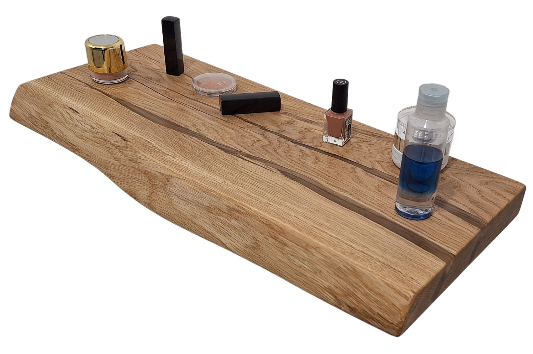 НП-600 25 Étagère murale en bois de chêne – 600 mm avec détails en résine