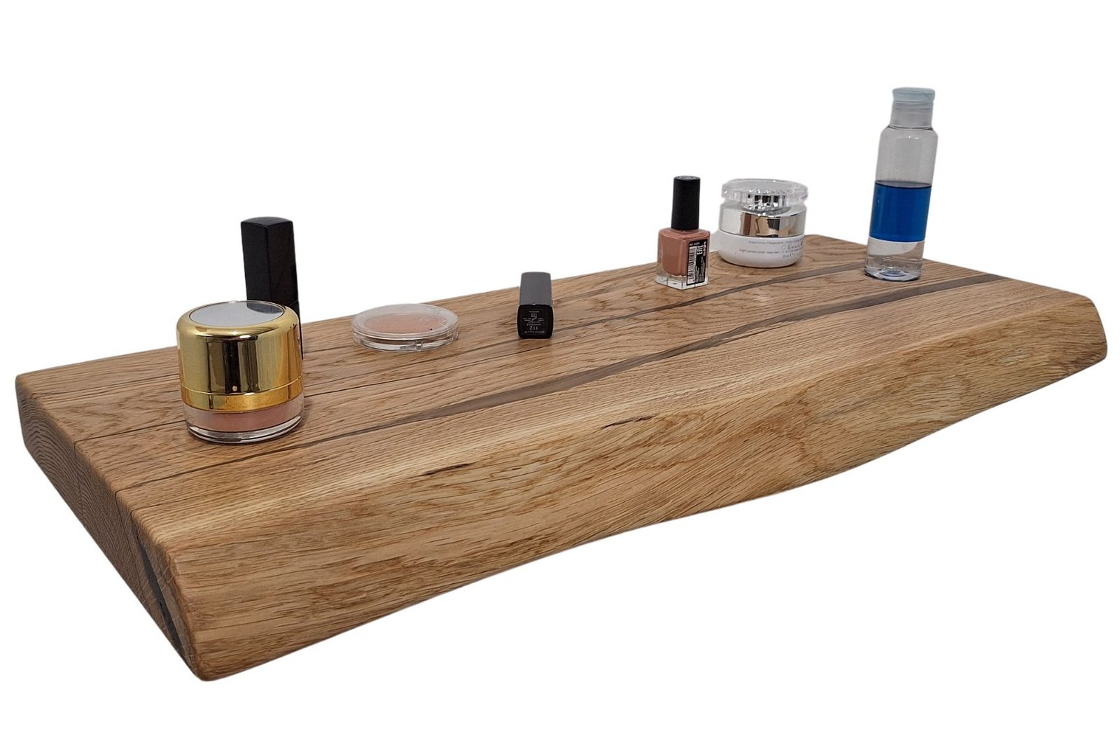 Étagère murale en bois de chêne – 600 mm avec détails en résine