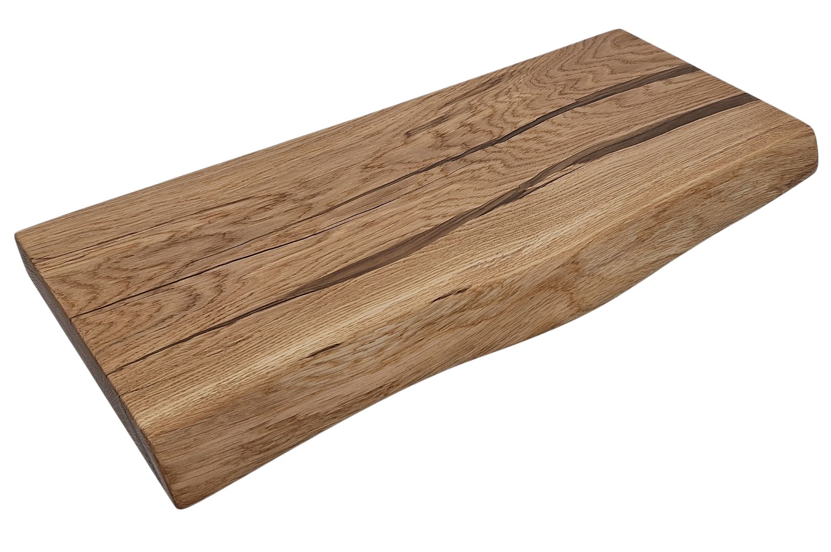 НП-600 5 Étagère murale en bois de chêne – 600 mm avec détails en résine