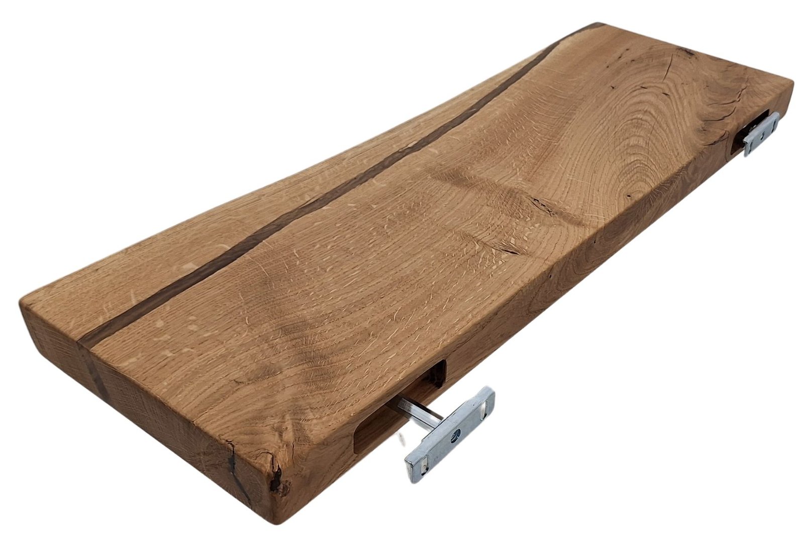 Étagère murale en chêne massif huilé – 700 mm