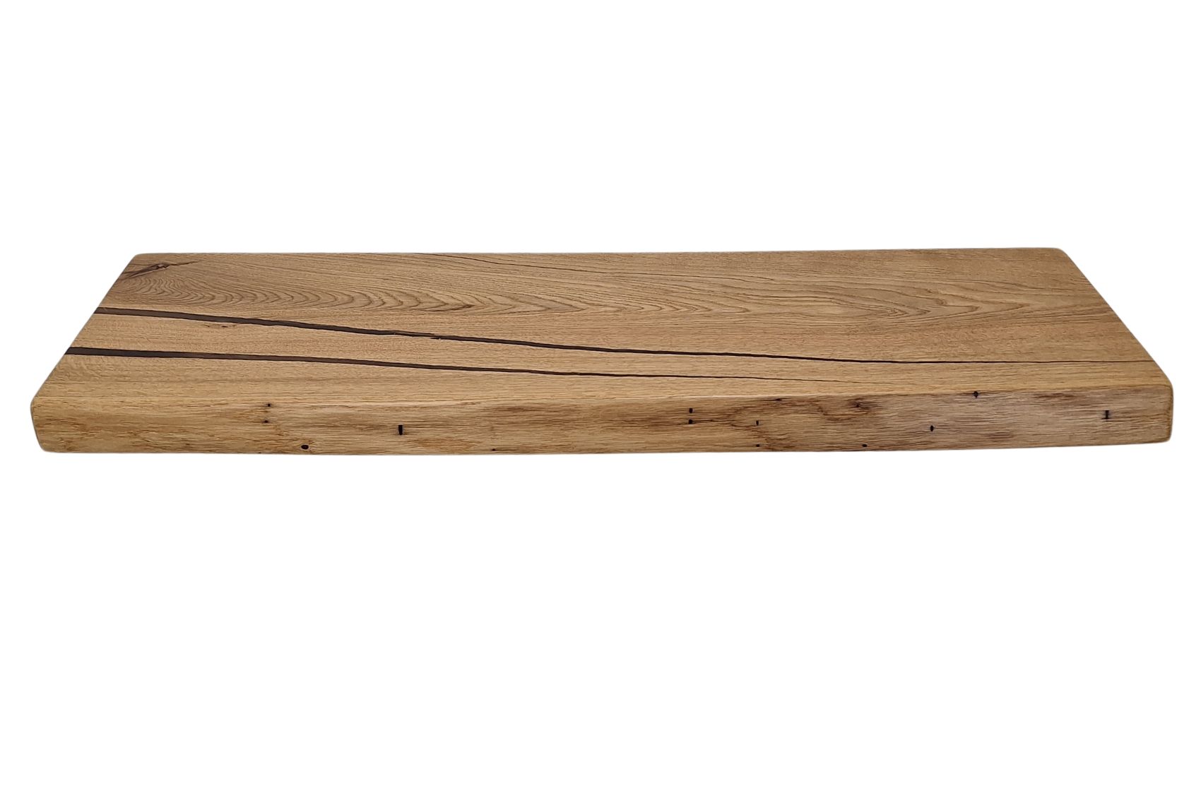 НП-800.2 3 Étagère murale en chêne massif avec résine – 800 mm