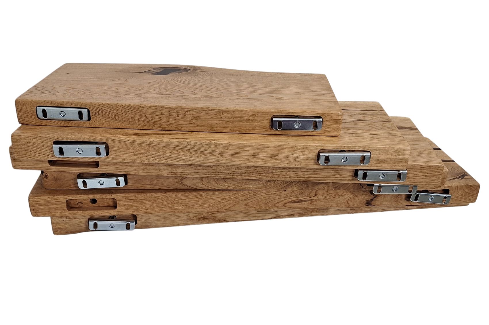 НП-микс 32 Étagère murale en bois de chêne – 600 mm avec détails en résine