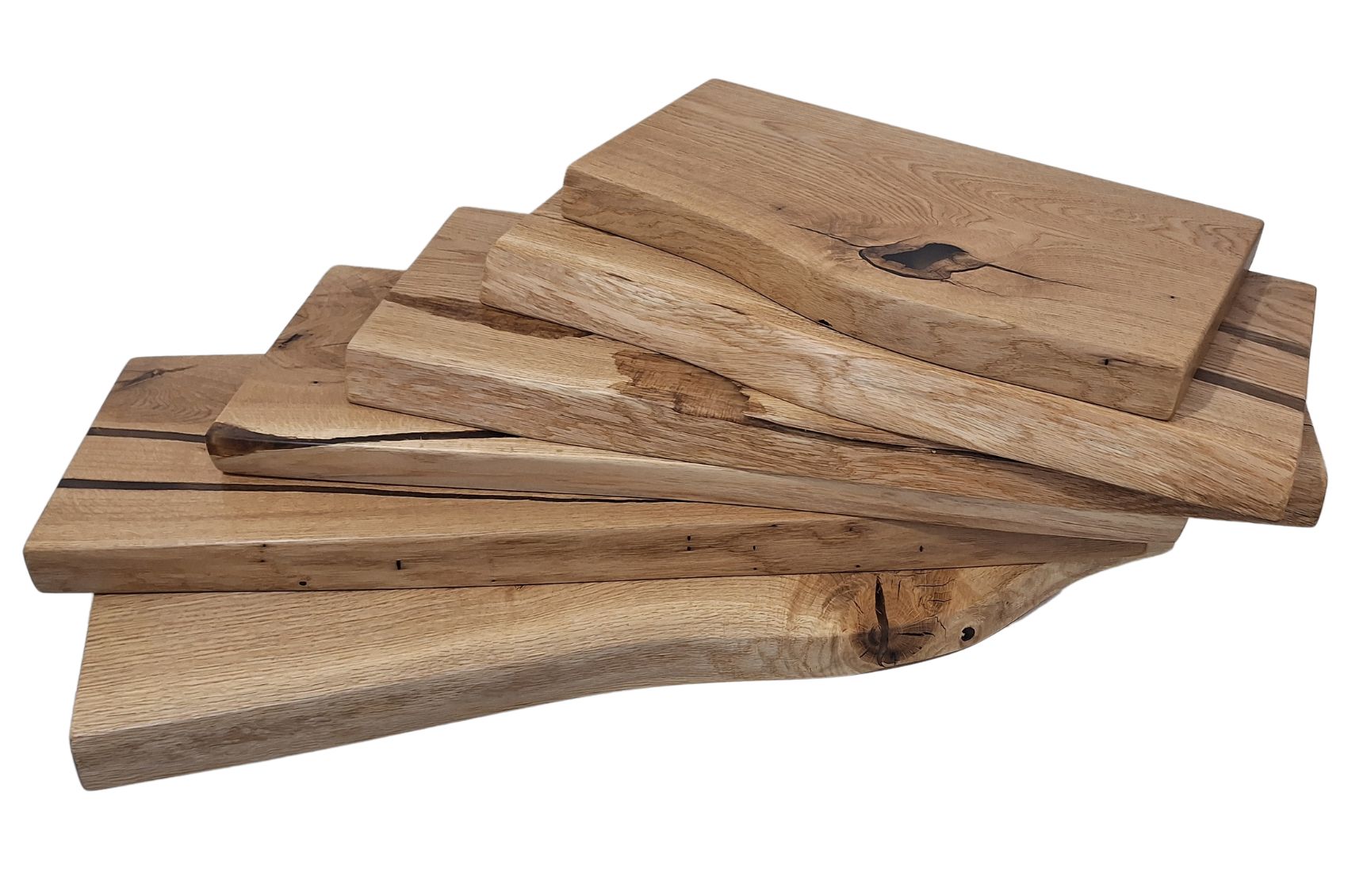 НП-микс 4 Étagère murale en bois de chêne – 600 mm avec détails en résine