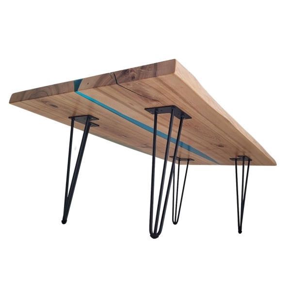 Pieds épingles noirs pour table basse – modèle 1