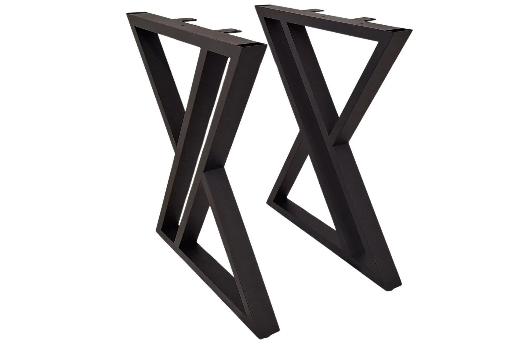 Pieds de table en métal double Y – Style industriel