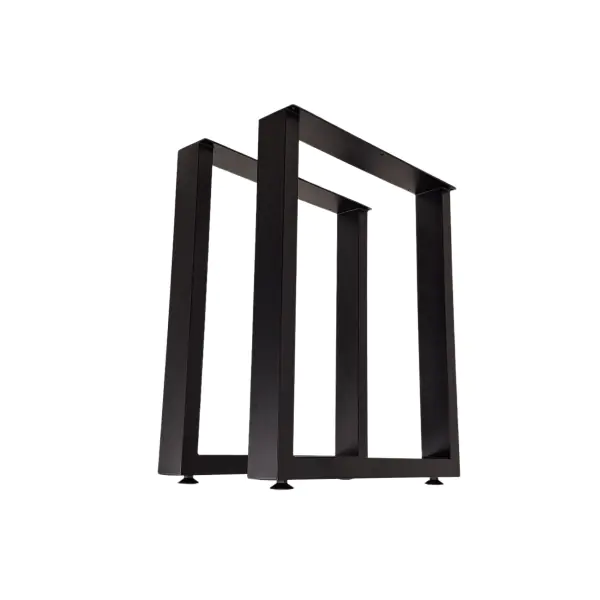 Pieds de table carrés en métal – Look moderne et robuste