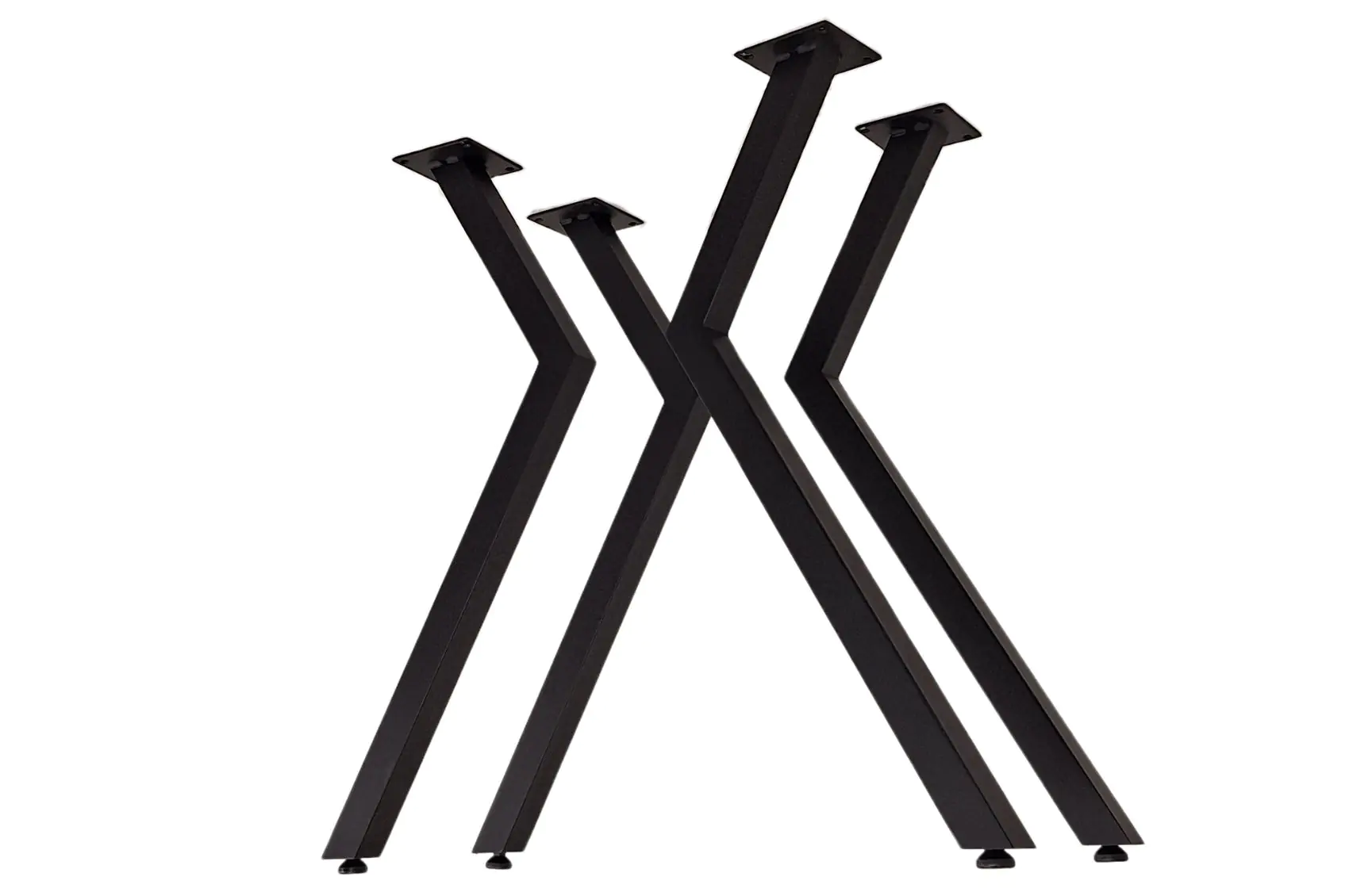 Pieds de table design fins – Élégance légère et solidité