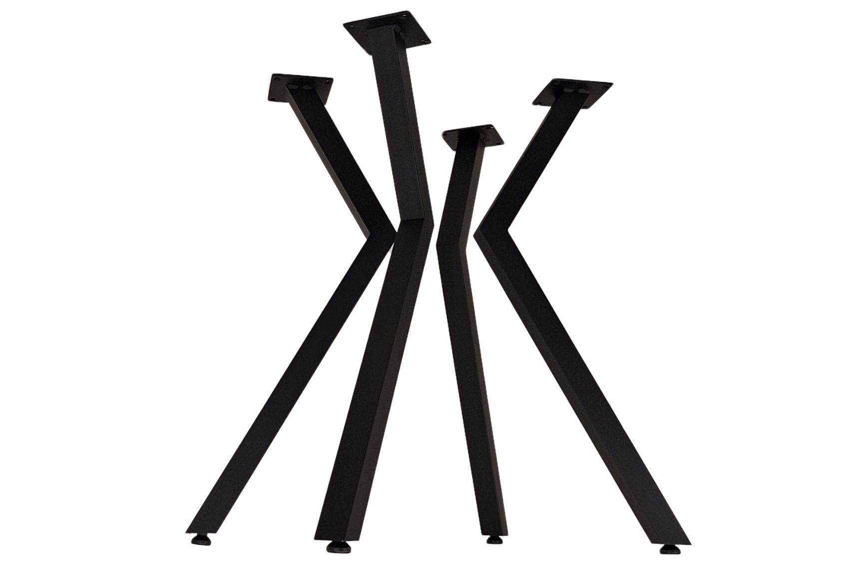 Pieds de table design fins – Élégance légère et solidité