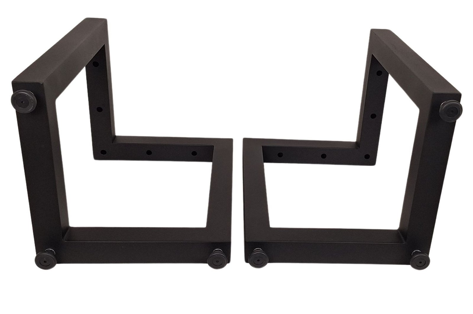 Pieds d’angle en métal pour table basse