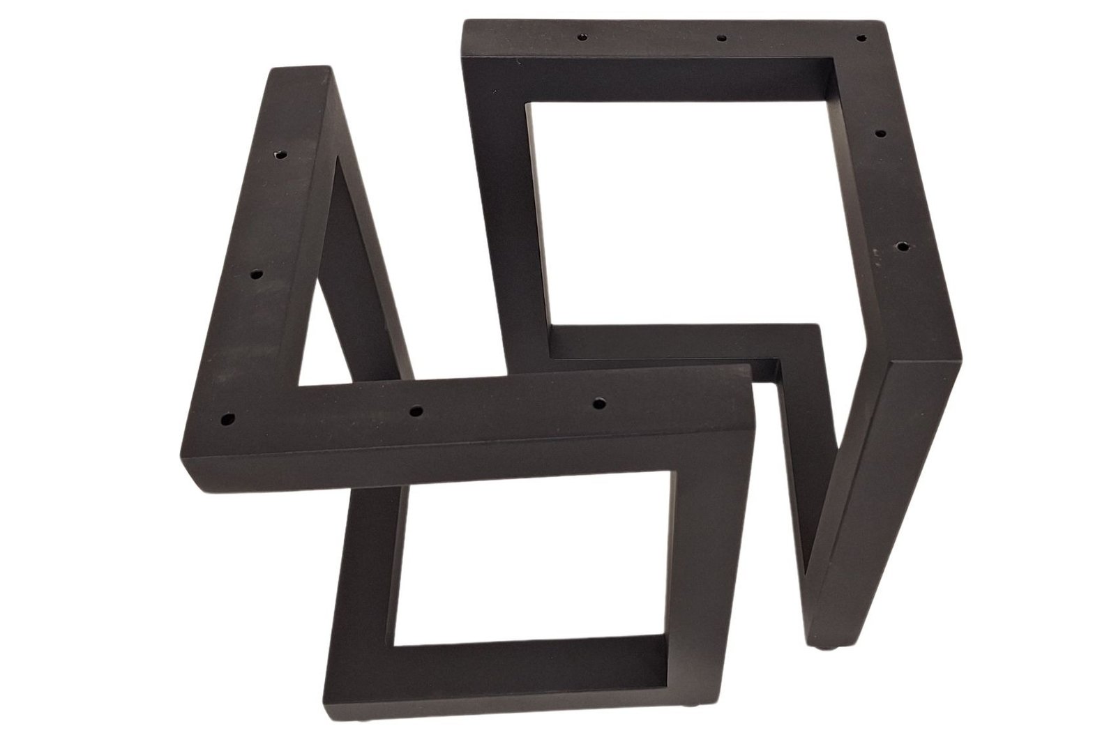 Pieds d’angle en métal pour table basse