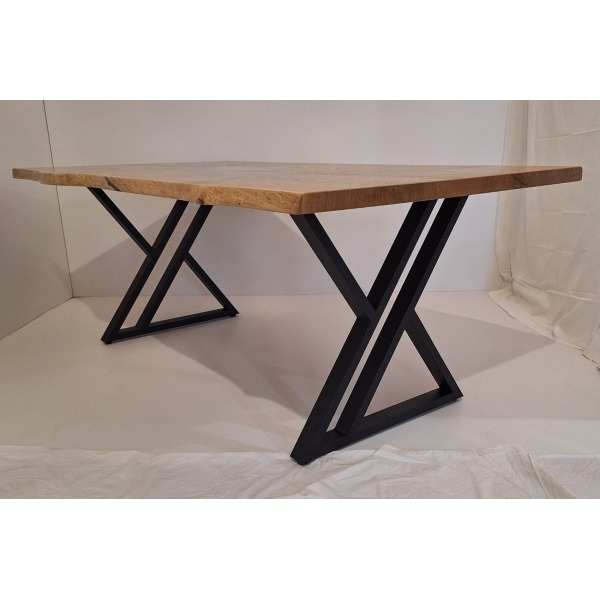 Pieds de table en métal double Y – Style industriel