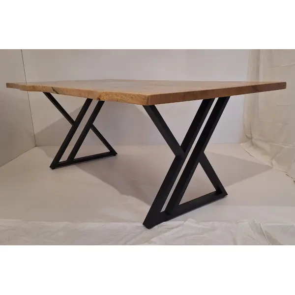 Pieds de table en métal double Y – Style industriel