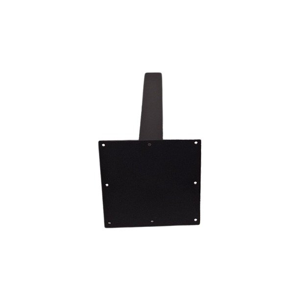 Pied de support pour bar en acier noir – Fixation au sol
