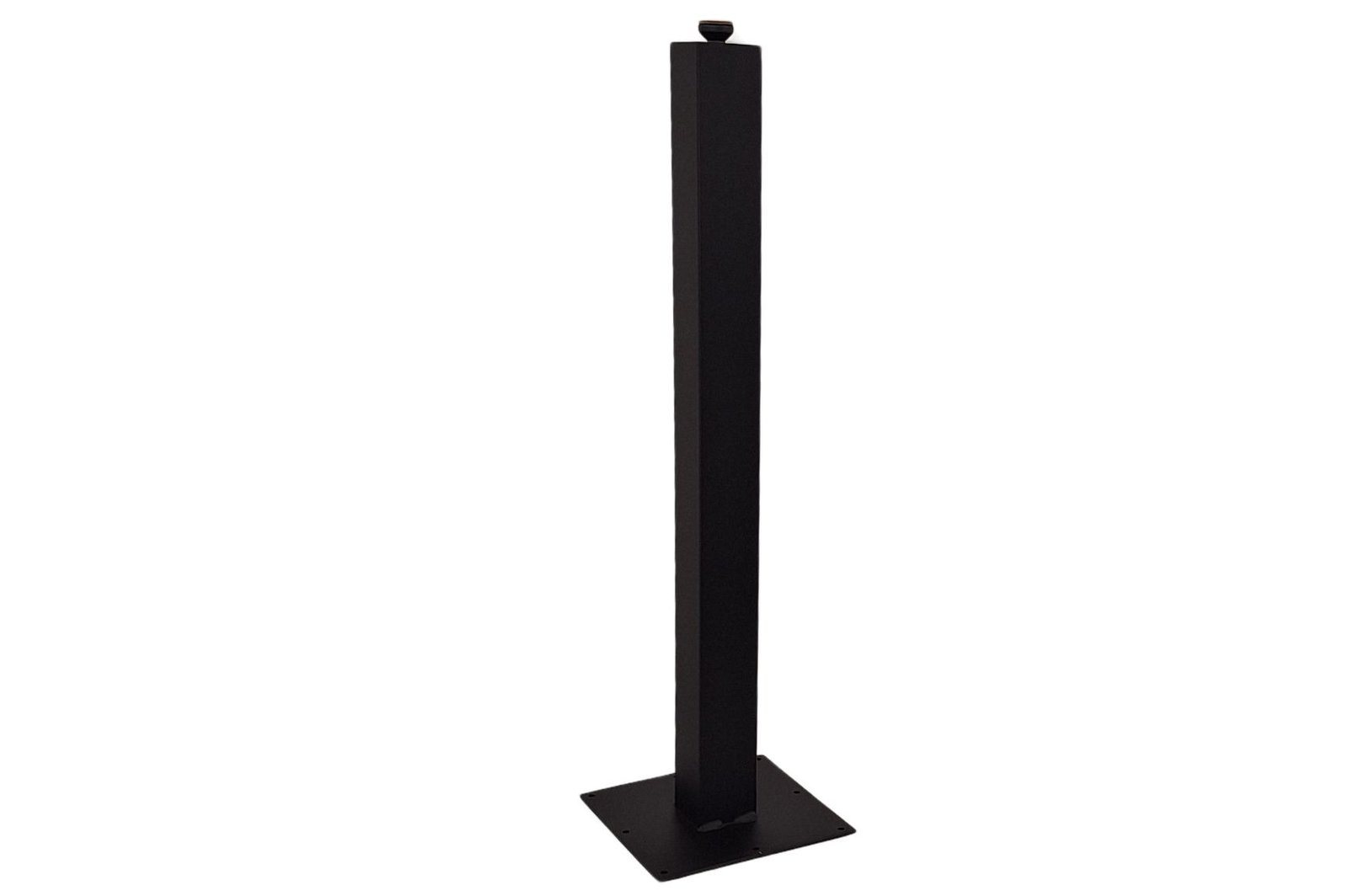 Pied de support pour bar en acier noir – Fixation au sol