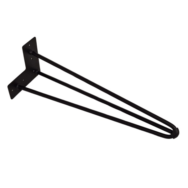 Pieds épingles noirs pour table basse – modèle 1