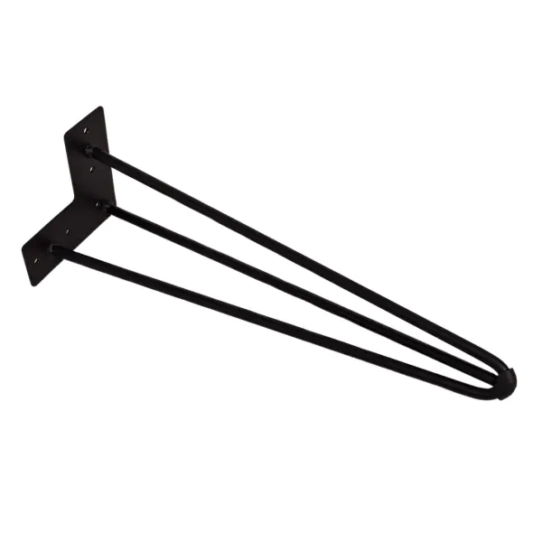 Pieds épingles noirs pour table basse – modèle 1