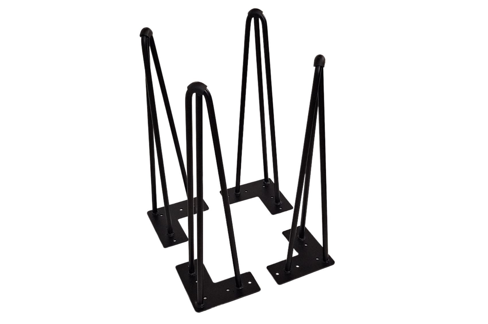 Pieds épingles noirs pour table basse – modèle 1