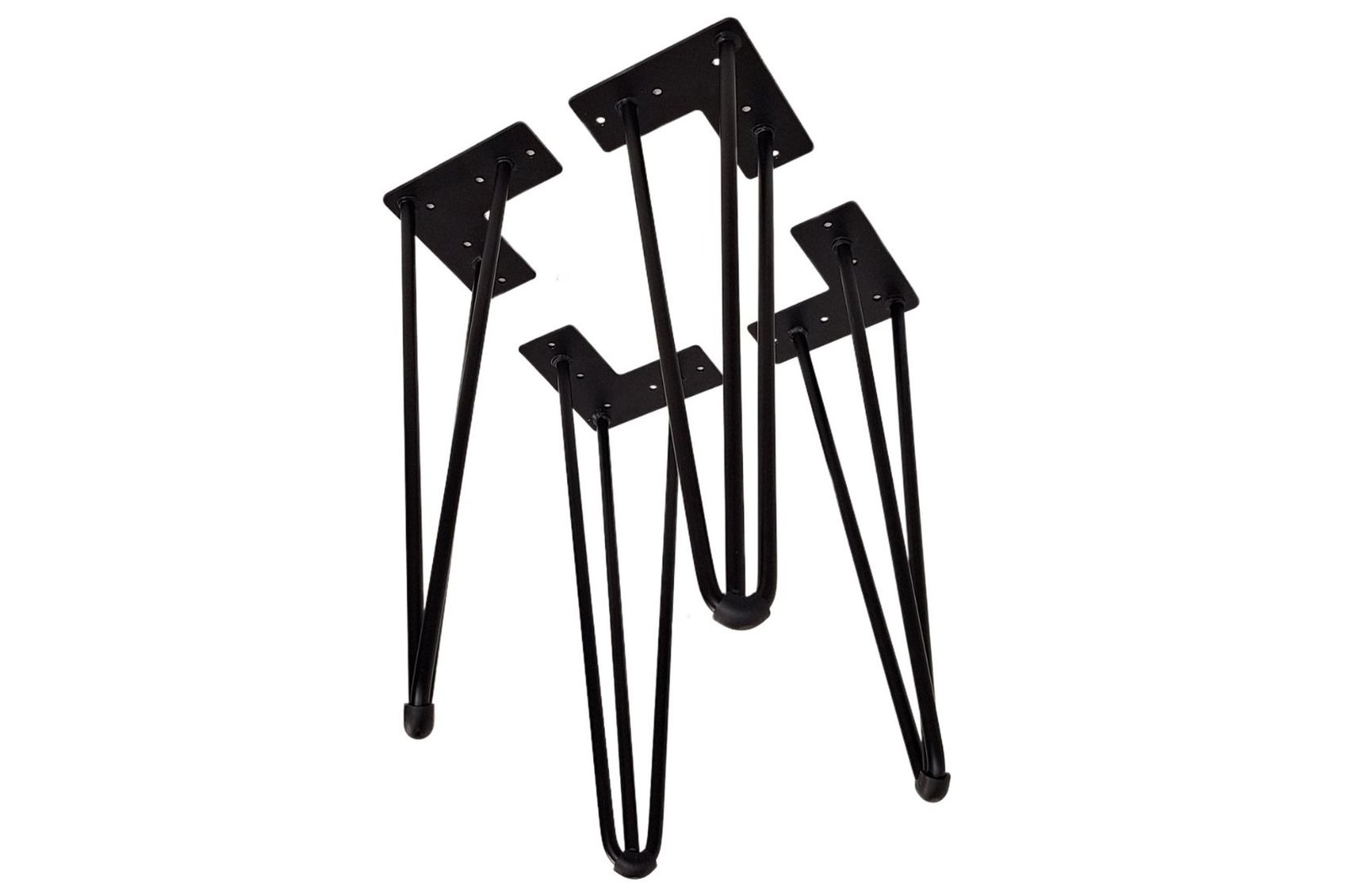 Pieds épingles noirs pour table basse – modèle 1