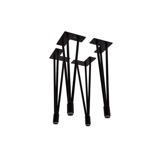 Pieds hairpin fins pour table basse – modèle 2