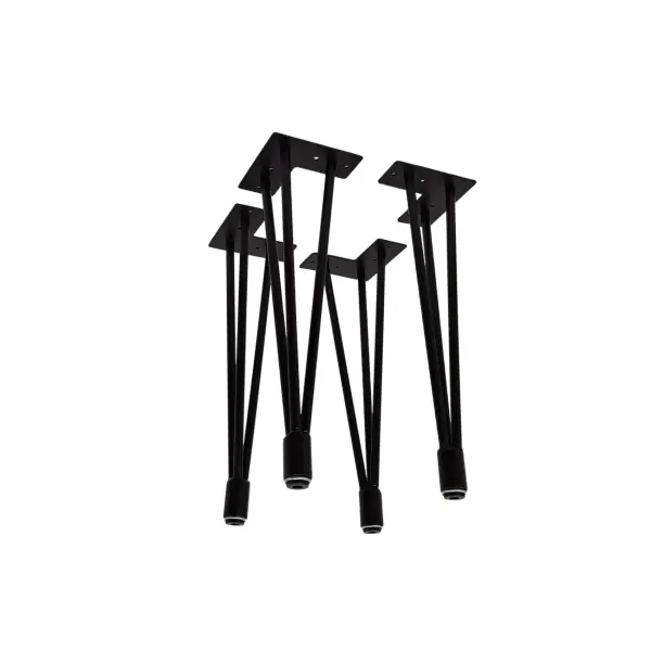 Pieds hairpin fins pour table basse – modèle 2